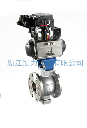 V型球閥：零部件少，使用操作方便！