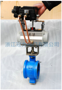 氣動V型調(diào)節(jié)球閥的兩種動作原理？