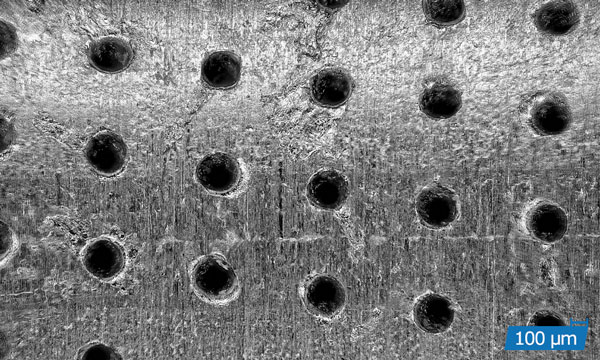 激光精密鉆孔 ? 速度極快，磨損最小(圖7)